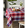 60" X 120" Americana Plaid Tablecloth Image 2
