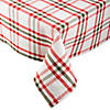 60" X 120" Kitchen & Tabletop Jolly Tree Collection Tablecloth, Nutcracker Plaid Image 1