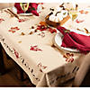 60" X 84" Rustic Leaves Print Tablecloth Image 2