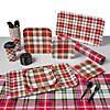 64 Pc. Tartan Plaid Party Tableware Kit for 8 Guests Image 1