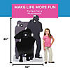 65" Paparazzi Silhouette Cardboard Cutout Stand-Up Image 2