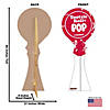 66" Tootsie Roll<sup>&#174;</sup> Cherry Pop Cardboard Cutout Stand-Up Image 1