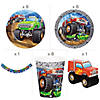 67 Pc. Monster Truck Tableware Kit for 8 Guests Image 1