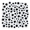 6mm - 13mm Bulk 500 Pc. Black Plastic Googly Eyes Craft Supplies Image 1