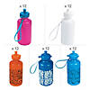 7 1/2" 18 - 20 Oz. Bulk  60 Ct. Colorful Water Bottle Assortment Image 2