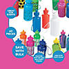 7 1/2" 18 - 20 Oz. Bulk  60 Ct. Colorful Water Bottle Assortment Image 4