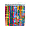 7 1/2" Bulk 100 Pc. Religious Colorful Wood Pencil Assortment Image 1
