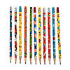 7 1/2" Bulk 72 Pc. Dr. Seuss&#8482; Multicolor Wood Pencil Assortment Image 2