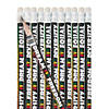 7 1/2" Colors of Diversity Black, Red, Yellow & Green Wooden Pencils - 24 Pc. Image 1