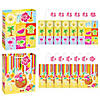 7 1/2" x 9" Medium Bright Luau Paper Gift Bags with Tags - 12 Pc. Image 1