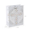 7 1/2" x 9" Medium Religious Cross Paper Gift Bags - 12 Pc. Image 1