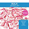 7 1/4" - 8" Bulk 144 Pc. Pink Ribbon Awareness Bracelet Assortment Image 2