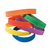 7 1/4" I Love to Read Classic Solid Color Rubber Bracelets - 24 Pc. Image 1