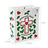 7 1/4" x 3 1/3" x 9" Medium Jesus is the Heart of Christmas Paper Gift Bags - 12 Pc. Image 1