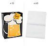 7 1/4" x 9" Medium Beer Mug Paper Gift Bags & Tissue Paper Kit - 72 Pc. Image 1