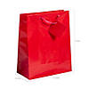 7 1/4" x 9" Medium Neon Paper Gift Bags - 12 Pc. Image 1