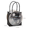 7 1/4" x 9" Small Disco Ball Paper Gift Bags - 12 Pc. Image 1