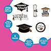 7" - 16" Graduation Caps & Icons Cardstock Wall Cutouts - 6 Pc. Image 2