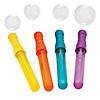 7" Bulk 72 Pc. Mini Solid Color Plastic Outdoor Bubble Wands Image 1