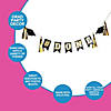 7 Ft. #Done Graduation Black Ready-to-Hang Cardstock Pennant Garland Image 2