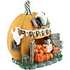 7" LED Lighted Pumpkin Village Halloween Decoration Image 2