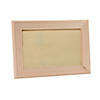 7" x 5" DIY Unfinished Wood Picture Frames with Easel - 12 Pc. Image 1