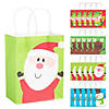 7" x 9" Medium Christmas Characters Gift Bag Assortment - 24 Pc. Image 1