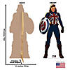 70" Marvel Comics What If? Captain Carter Life-Size Cardboard Cutout Stand-Up Image 1