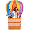 71 1/2" 3D Hot Air Balloon Cardboard Cutout Stand-Up Image 1