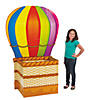71 1/2" 3D Hot Air Balloon Cardboard Cutout Stand-Up Image 1