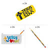 72 Pc. Jesus Erases Our Sins Stationery Kit for 24 Image 1