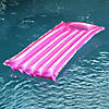 72" Pink Inflatable Reflective Sun tanner Pool Float Image 1