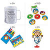 73 Pc. Happy Birthday Jesus Coloring Kit for 24 Image 1