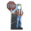 76" Construction Worker Life-Size Cardboard Cutout Stand-In Stand-Up Image 2