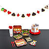 79 Pc. Casino Night Disposable Tableware Kit for 8 Guests Image 1