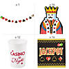 79 Pc. Casino Night Disposable Tableware Kit for 8 Guests Image 2