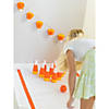 8 1/2" Fall Candy Corn Orange, Yellow & White Plastic Bowling Game Set Image 3