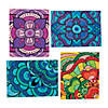 8 1/2" x 11" Color Your Own Fuzzy Cardstock Mandala Posters - 24 Pc. Image 1