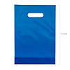 8 1/2" x 12" Bulk 100 Pc. Blue & Light Blue Plastic Goody Bag Kit Image 1