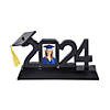 8 1/4" x 5" 2024 Graduation Black Resin Picture Frame with Tassel Image 1