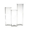 8" - 10 1/2" Bulk 12 Pc. Clear Glass Cylinder Vase Set Image 1