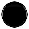 8.5" Black Flat Round Disposable Plastic Appetizer/Salad Plates (70 Plates) Image 1