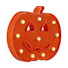 8.5" LED Lighted Orange Jack-O-Lantern Halloween Marquee Sign Image 2