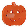 8.5" LED Lighted Orange Jack-O-Lantern Halloween Marquee Sign Image 4