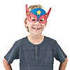 8" - 8 3/4" Color Your Own Paper Superhero Masks - 12 Pc. Image 2
