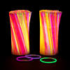 8" Mega Bulk 500 Pc. Multicolor Plastic Glow Bracelet Assortment Image 1
