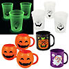 8 oz. - 12 oz. Halloween Child Reusable Plastic Drinkware Kit - 36 Ct. Image 1