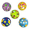 8" Patterned Playground Balls - 6 Pc. Image 1