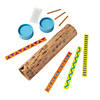 8" x 2" Musical Rainstick Cardboard Craft Kit - Makes 12 Image 1