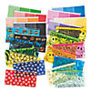 8" x 4" Bright Colors & Patterns Pencil Case Assortment - 36 Pc. Image 1